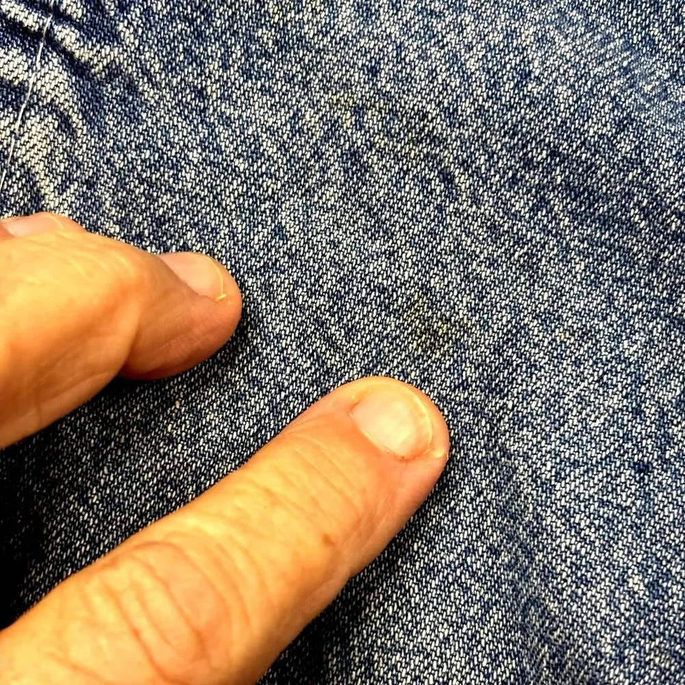 Rare Vtg OshKosh Vestbak Overalls Size 3T USA 80s Denim Paper Tag Great FADE - Picture 15 of 16